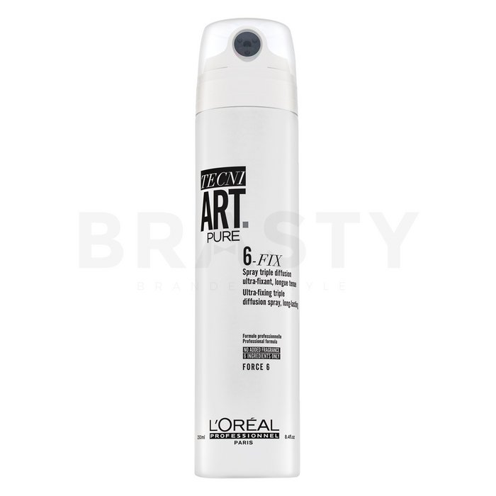 L´oréal professionnel tecni.art pure 6-fix ultra fixing spray spray pentru styling fixare puternică 250 ml
