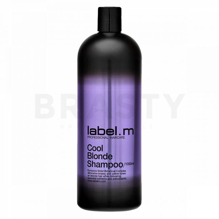 Label.M Cool Blonde Shampoo sampon pentru păr blond platinat si grizonat 1000 ml