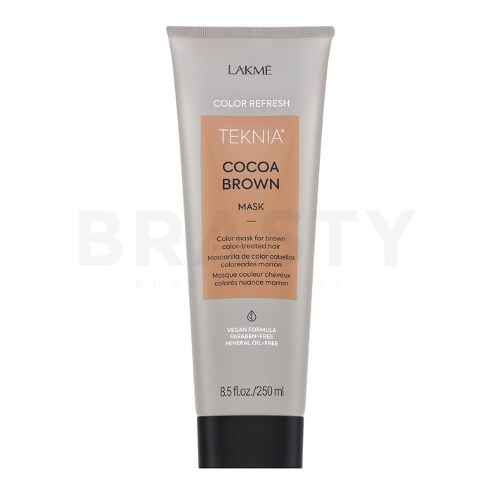 Lakmé teknia color refresh cocoa brown mask mască hrănitoare cu pigmenți colorați pentru păr castaniu 250 ml
