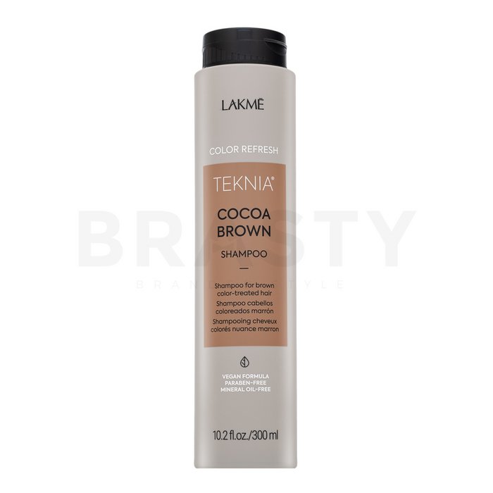 Lakmé teknia color refresh cocoa brown shampoo șampon colorant pentru păr castaniu 300 ml