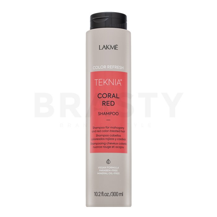 Lakmé teknia color refresh coral red shampoo șampon colorant pentru a revigora tonurile de roșu 300 ml