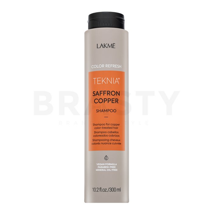 Lakmé teknia color refresh saffron copper shampoo șampon colorant pentru a revigora nuanțe de cupru 300 ml