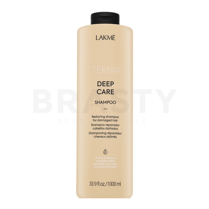 Lakmé teknia deep care shampoo șampon hrănitor pentru păr uscat si deteriorat 1000 ml