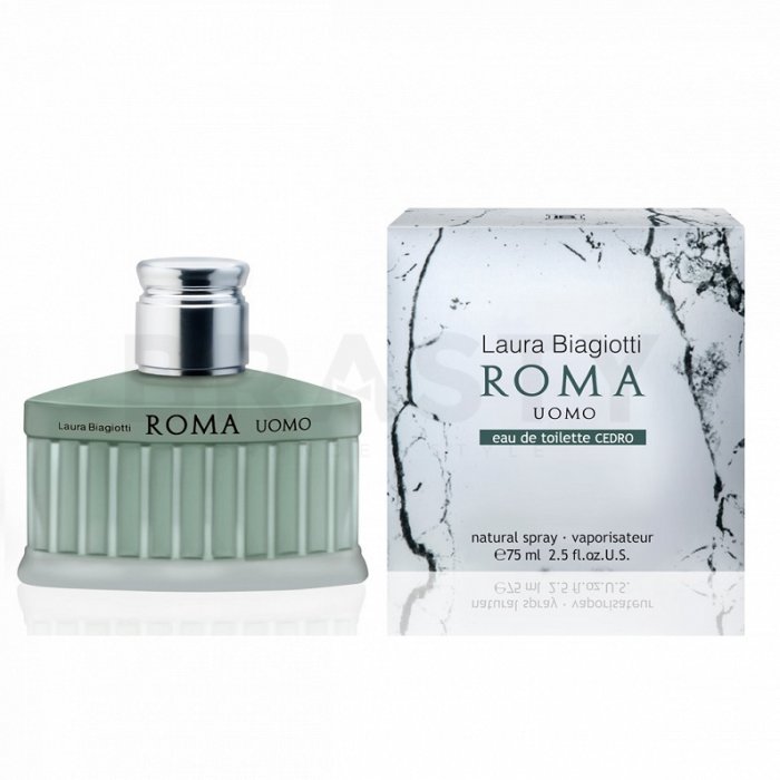 Laura biagiotti roma uomo cedro eau de toilette bărbați 75 ml