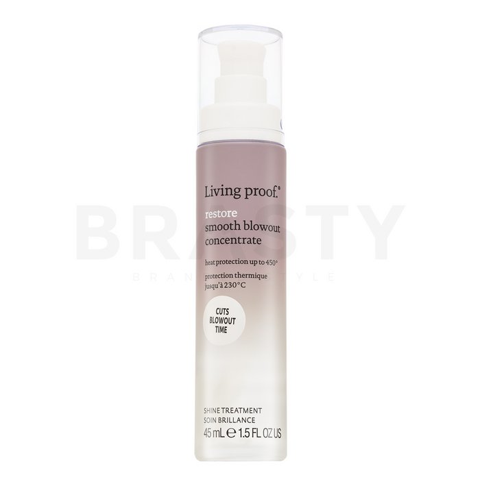 Living proof restore smooth blowout concentrate îngrijire regenerantă - concentrat pentru păr uscat si deteriorat 45 ml