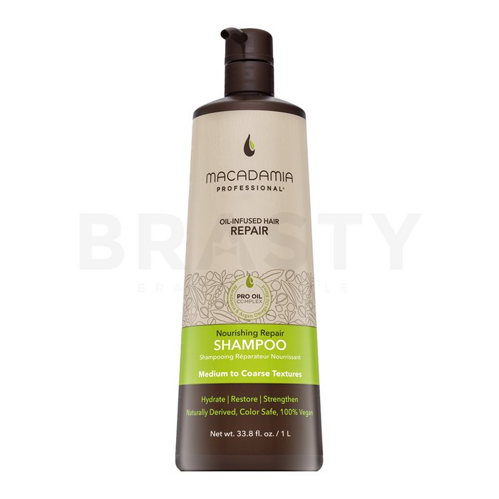 Macadamia professional nourishing repair shampoo șampon hrănitor pentru păr uscat si deteriorat 1000 ml