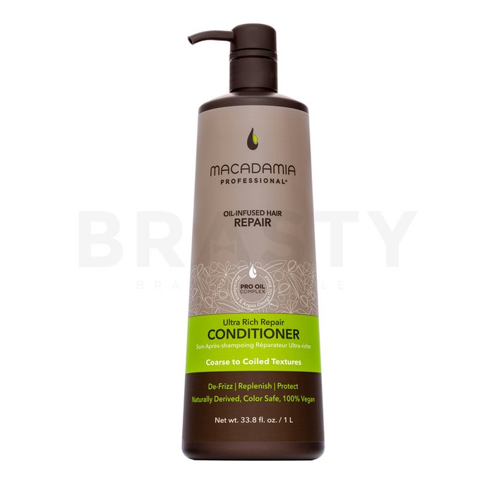 Macadamia professional ultra rich moisture conditioner balsam hrănitor pentru păr indisciplinat 1000 ml
