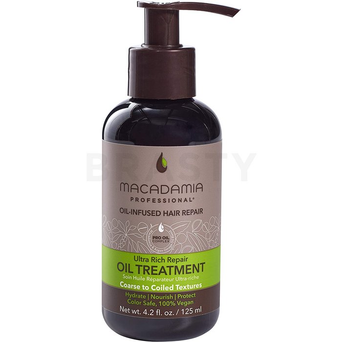 Macadamia professional ultra rich moisture oil treatment îngrijire fără clătire î pentru păr uscat si indisciplinat 125 ml
