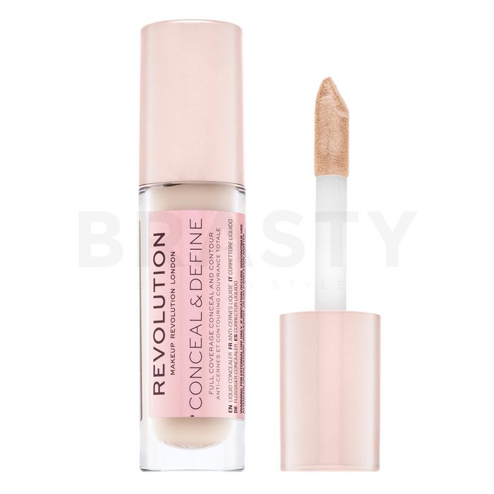 Makeup Revolution Conceal &amp; Define Concealer – C1 corector lichid 4 ml