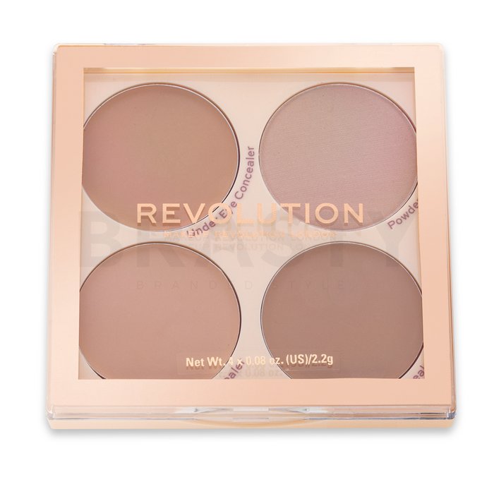 Makeup revolution concealer palette matte base c5-8 paleta corectoare