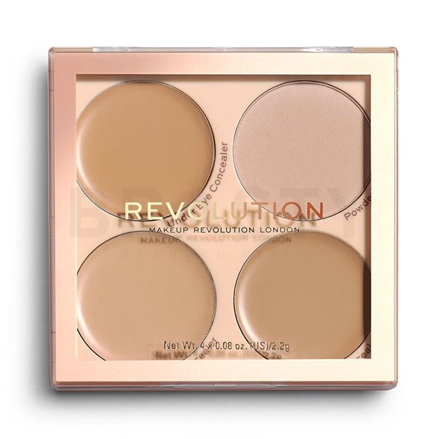 Makeup revolution concealer palette matte base c5-8 paleta corectoare