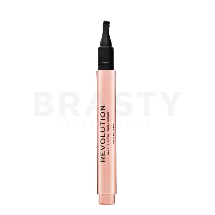 Makeup revolution fast brow clickable pomade pen - ash brown creion sprâncene 1 ml