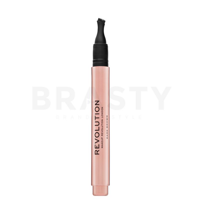 Makeup revolution fast brow clickable pomade pen - dark brown creion sprâncene 1 ml