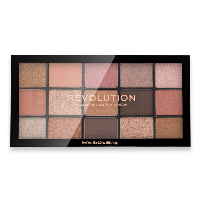 Makeup revolution reloaded eyeshadow palette - fundamental paletă cu farduri de ochi 16,5 g