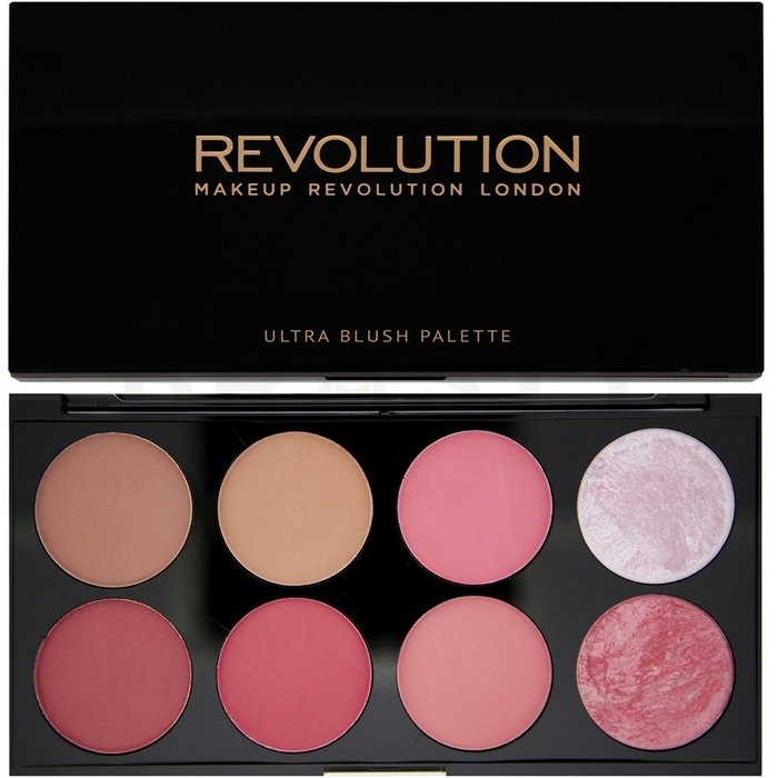 Makeup Revolution Ultra Blush Palette Sugar & Spice paleta pentru fata multifunctionala 13 g