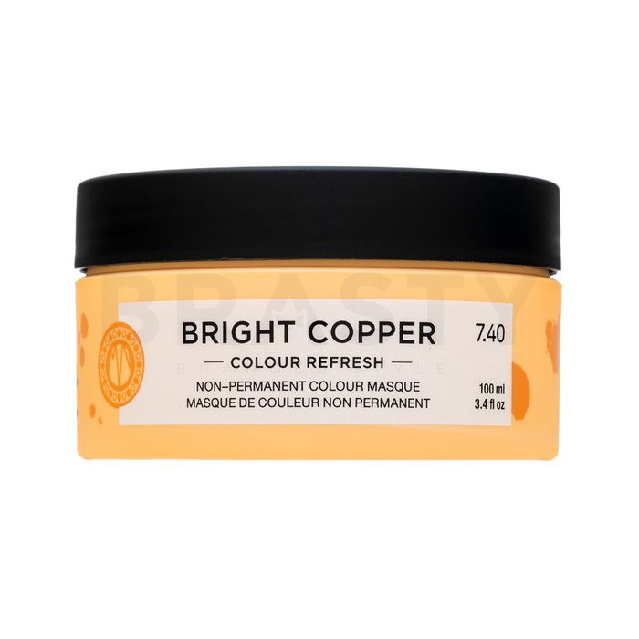 Maria Nila Colour Refresh Masca Hranitoare Cu Pigmenti Colorati Pentru Par Cu Nuante De Cupru Bright Copper 100 Ml