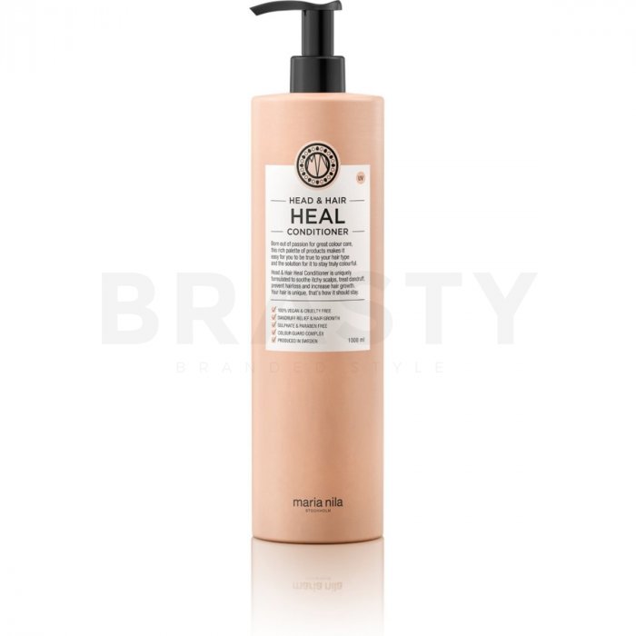 Maria nila head   hair heal conditioner balsam protector pentru scalp sensibil 1000 ml