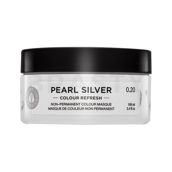 Maria Nila Colour Refresh Masca Hranitoare Fara Pigmenti Colorati Pentru Par Blond Platinat Si Grizonat Pearl Silver 100 Ml