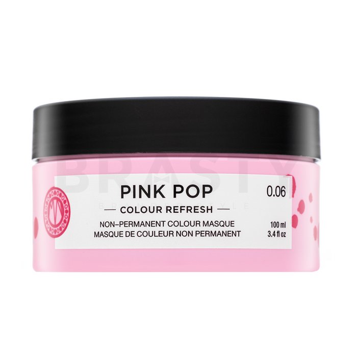 Maria Nila Colour Refresh Masca Hranitoare Cu Pigmenti Colorati Pentru Par Cu Nuante De Roz Pink Pop 100 Ml