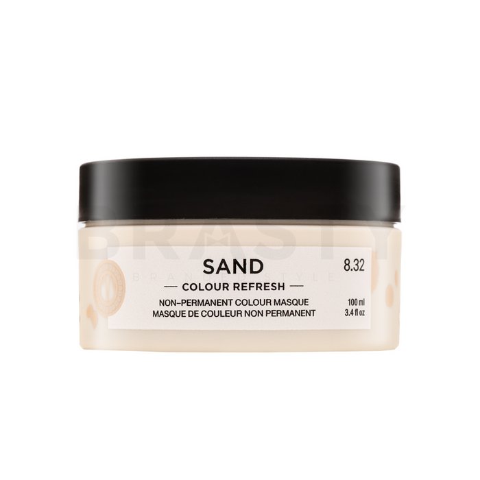 Maria Nila Colour Refresh Masca Hranitoare Cu Pigmenti Colorati Pentru A Revigora Nuantele Deschise Si Medii De Saten Sand 100 Ml