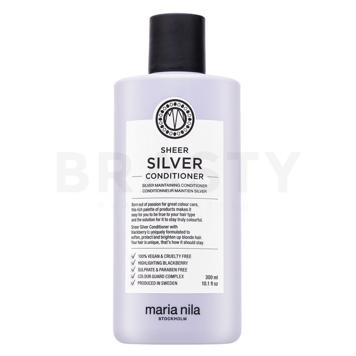 Maria Nila Sheer Silver Conditioner balsam pentru întărire pentru păr blond 300 ml