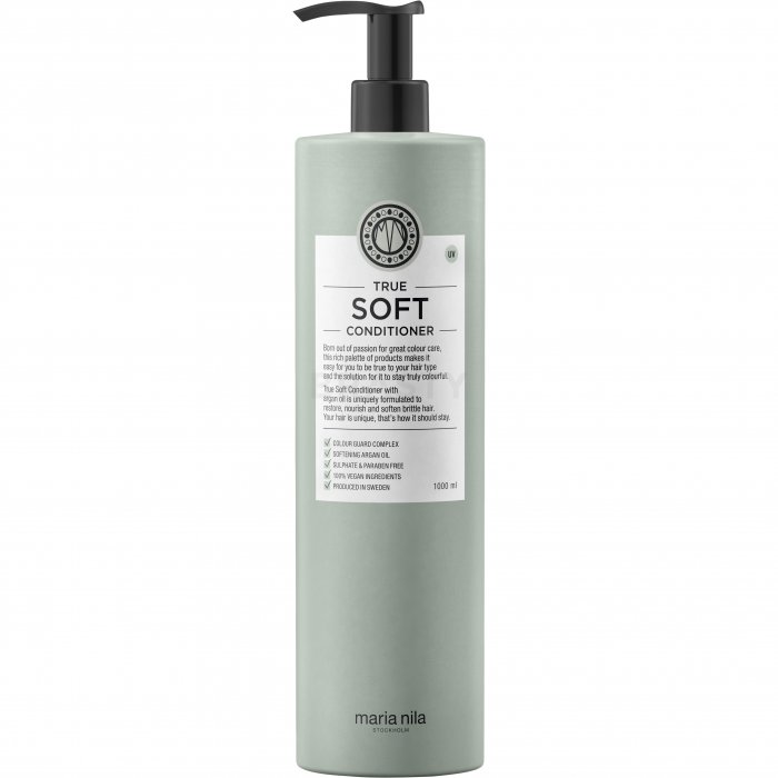 Maria nila true soft conditioner balsam hrănitor pentru păr uscat si indisciplinat 1000 ml