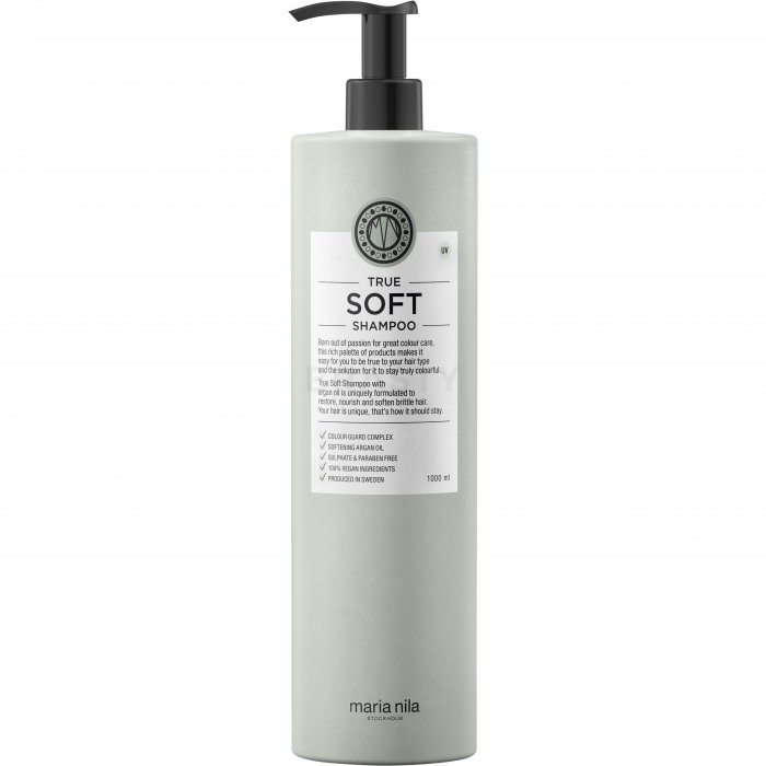 Maria Nila True Soft Shampoo Sampon Fara Sulfati Impotriva Incretirii Parului 1000 Ml
