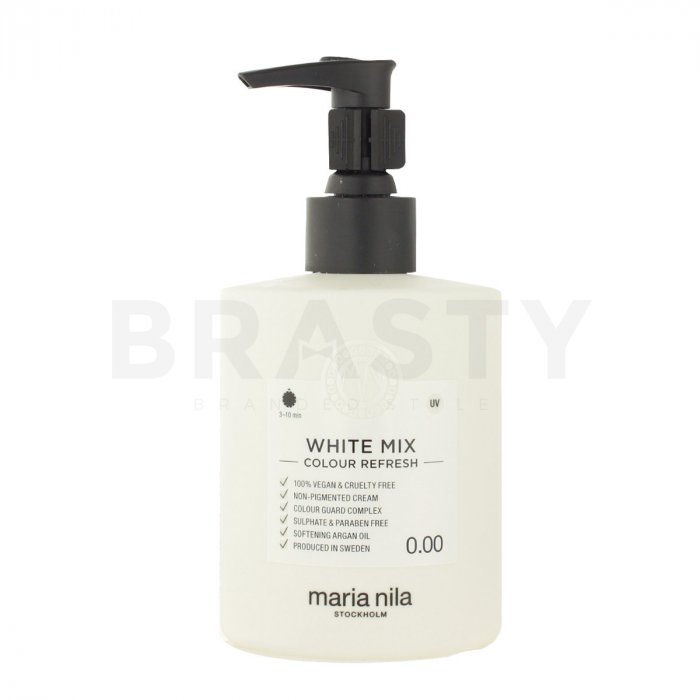 Maria nila white mix colour refresh mască hrănitoare fără pigmenți colorați pentru revigorarea culorii 300 ml
