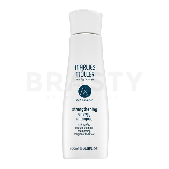 Marlies möller men unlimited strengthening energy shampoo sampon hranitor pentru par subtire 200 ml