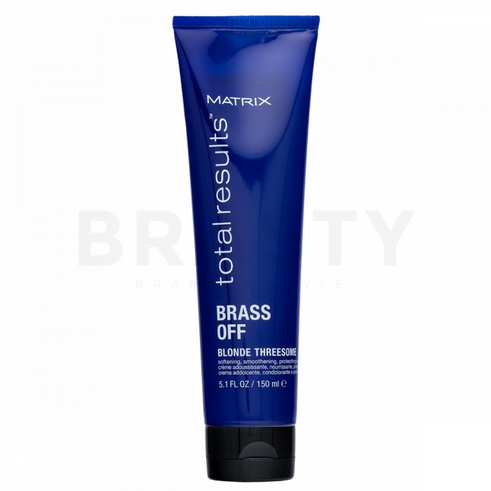 Matrix total results brass off blonde threesome cremă de netezire pentru păr vopsit 150 ml