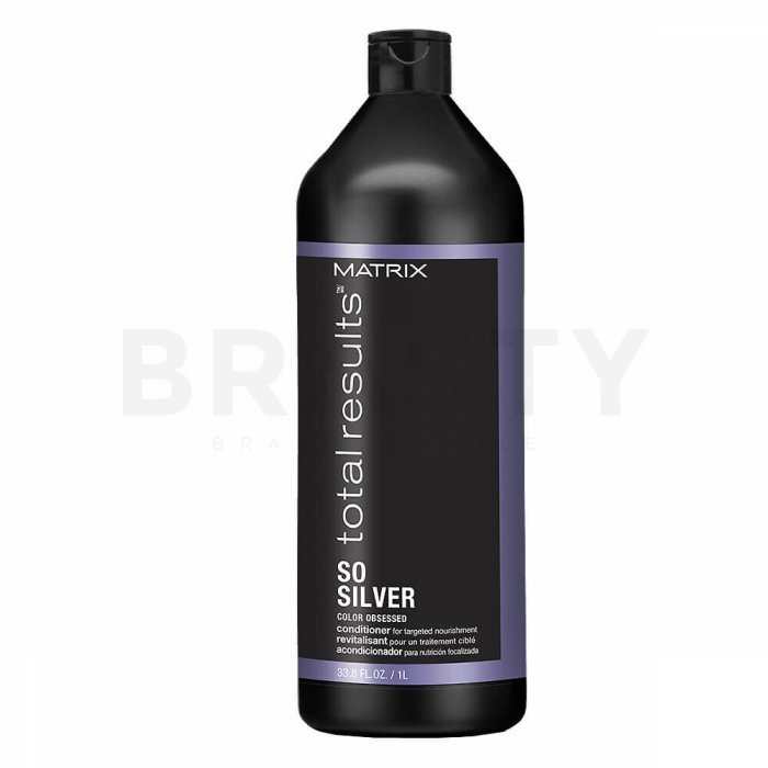 Matrix total results color obsessed so silver conditioner balsam pentru păr blond platinat si grizonat 1000 ml