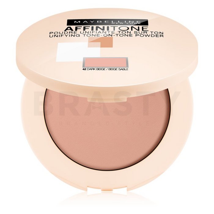 Maybelline affinitone 42 dark beige pudră 9 g