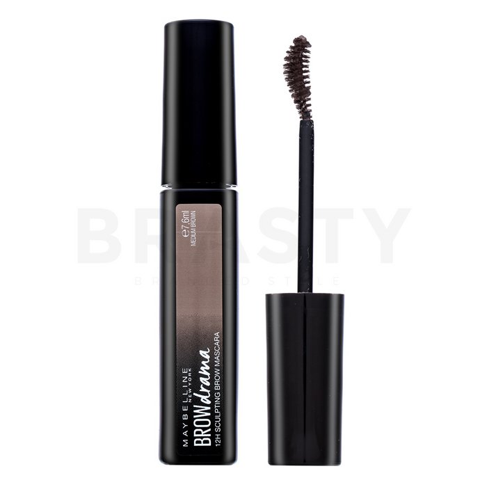 Maybelline Brow Drama Medium Brown mascara mascara a genelor si a sprancenelor 7,5 ml