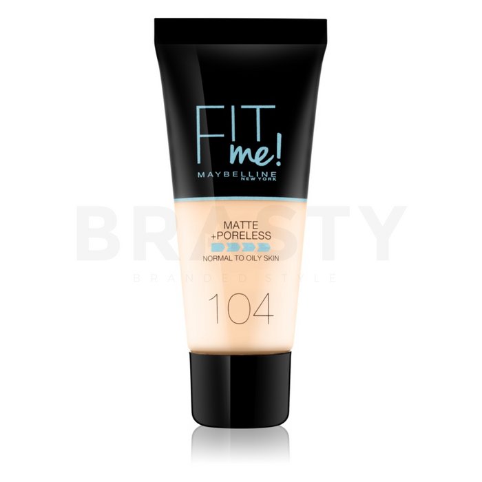 Maybelline fit me! foundation matte + poreless 104 soft ivory fond de ten lichid cu efect matifiant 30 ml