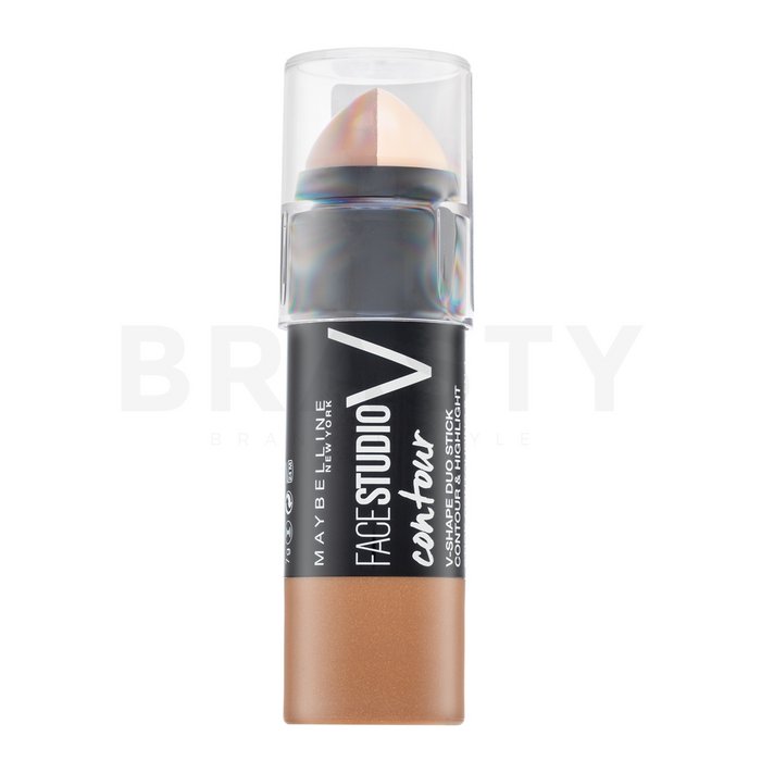 Maybelline master contour v-shape duo 01 light baton pentru dublu contur 2x4 g