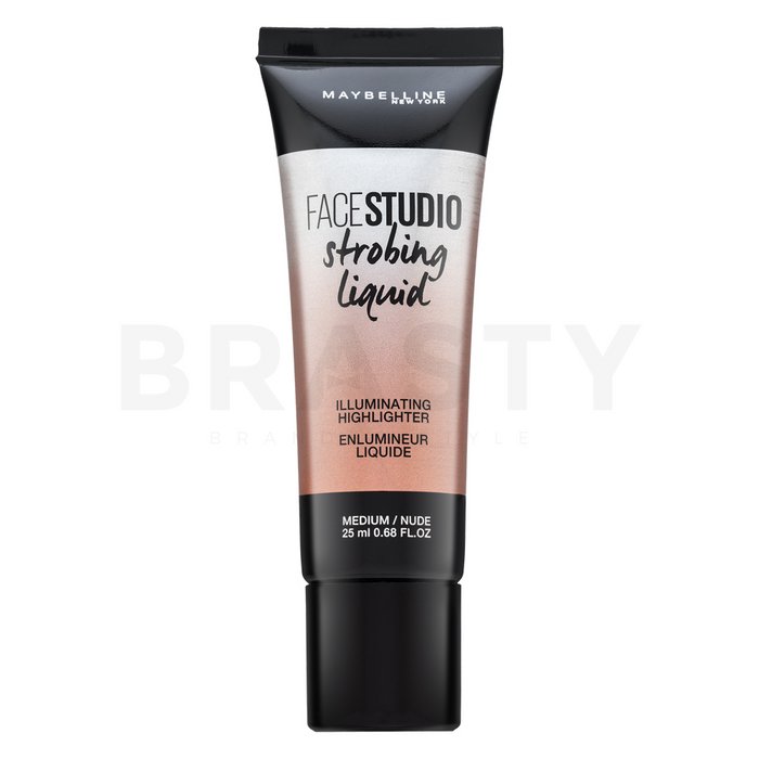 Maybelline master strobing liquid liquid illuminating highlighter 200 medium iluminator pentru o piele luminoasă și uniformă 25 ml