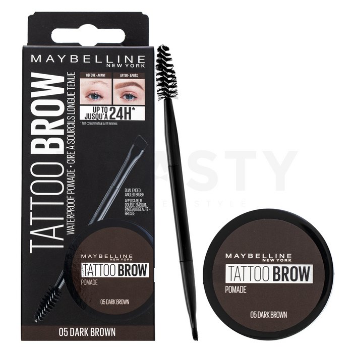 Maybelline tattoo brow 05 dark brown creion sprâncene 2in1 9 g