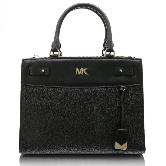 Michael kors reagan piele geanta de mana neagra