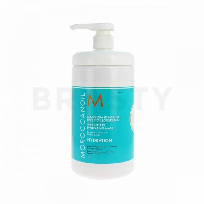 Moroccanoil hydration weightless hydrating mask mască pentru întărire pentru par fin si uscat 1000 ml