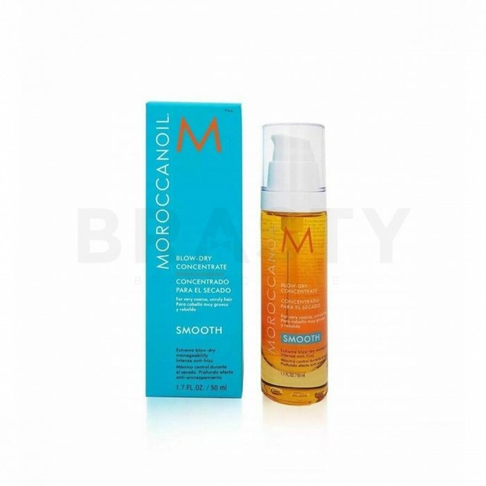 Moroccanoil smooth blow-dry concentrate ulei de netezire impotriva incretirii părului 50 ml