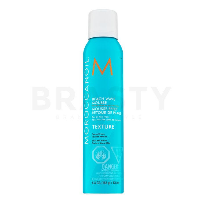Moroccanoil texture beach wave mousse spumă întăritoare pentru modelarea buclelor 175 ml