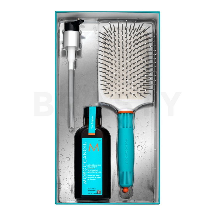 Moroccanoil treatment   brush set set cadou pentru toate tipurile de păr