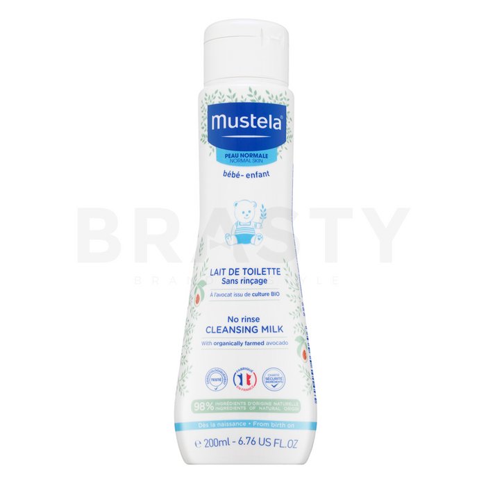 Mustela bébé no-rinse cleansing milk lapte de curățare pentru copii 200 ml