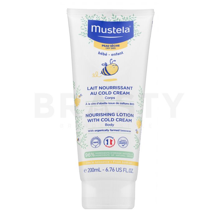 Mustela bébé nourishing body lotion with cold cream loțiune calmantă pentru copii 200 ml