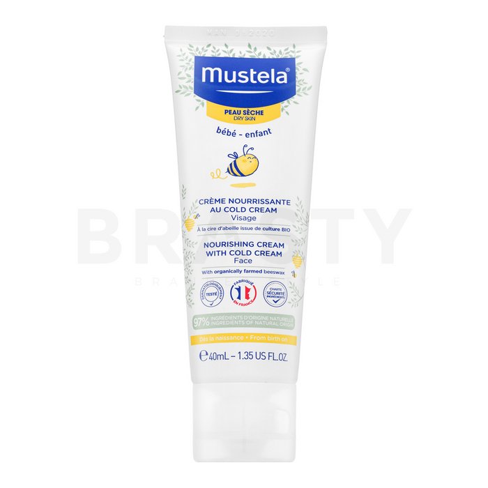 Mustela bébé nourishing cream with cold cream cremă de corp pentru copii 40 ml