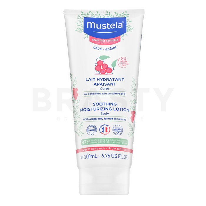 Mustela bébé soothing moisturizing lotion loțiune hidratantă pentru corp pentru piele sensibilă 200 ml