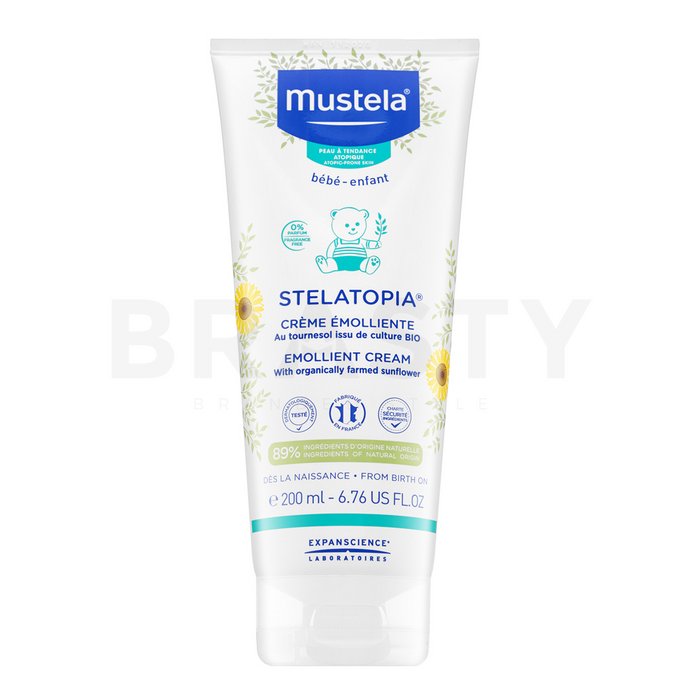 Mustela bébé stelatopia emollient cream loțiune calmantă pentru piele uscată și atopică 200 ml