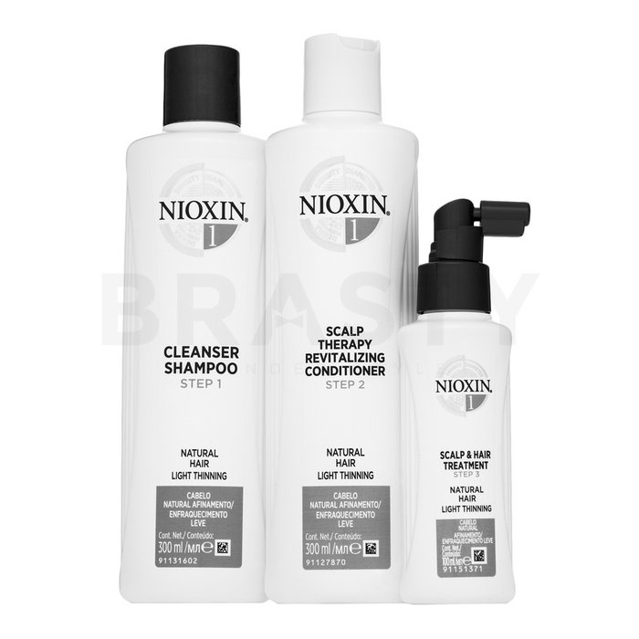 Nioxin system 1 loyalty kit set 300 ml + 300 ml + 100 ml