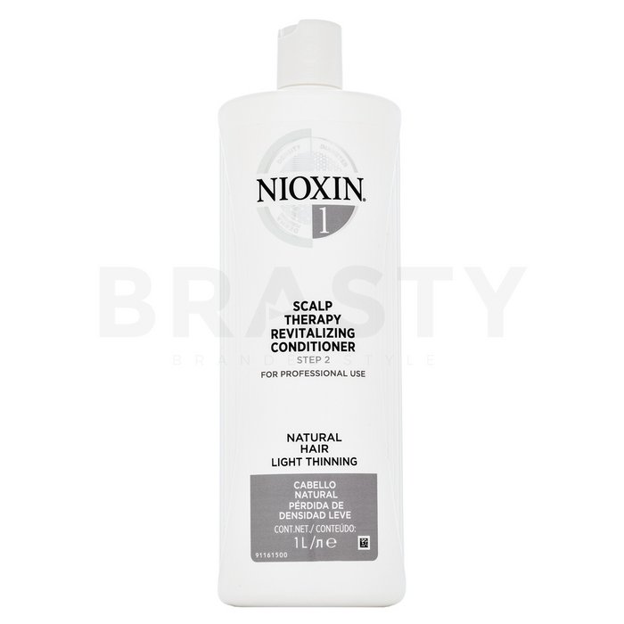 Nioxin system 1 scalp therapy revitalizing conditioner balsam pentru întărire pentru păr fin 1000 ml