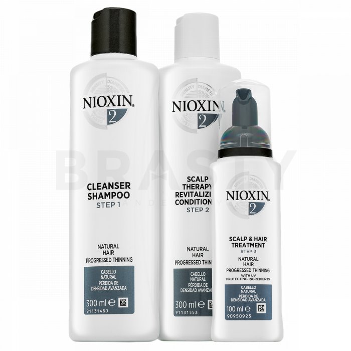 Nioxin system 2 loyalty kit set impotriva căderii părului 300 ml + 300 ml + 100 ml